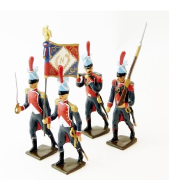 Légion du Danube, ensemble de 4 figurines