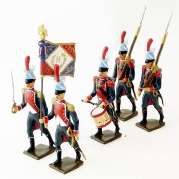 Légion du Danube, ensemble de 5 figurines