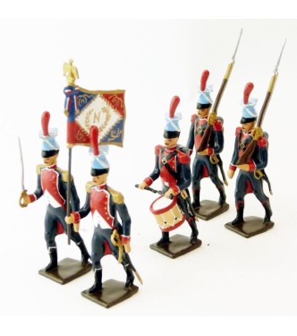 Légion du Danube, ensemble de 5 figurines