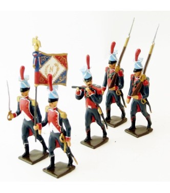 Légion du Danube, ensemble de 5 figurines