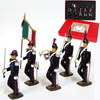 Carabiniers Italiens, coffret de 5 figurines