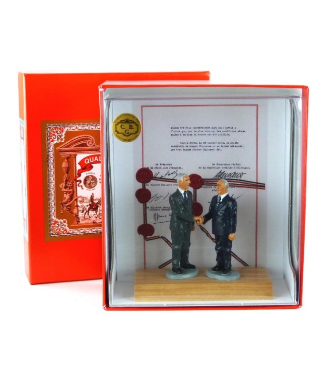 coffret de Gaulle et Adenauer - Traité de l’Elysée (22 janvier 1963)