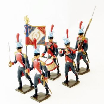 Légion du Danube, ensemble de 5 figurines