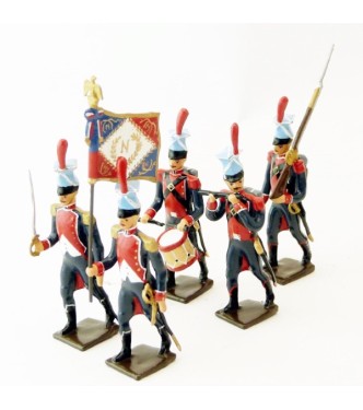 Légion du Danube, ensemble de 5 figurines