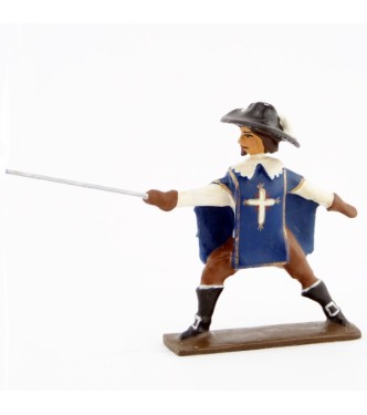Mousquetaire en duel, bras tendu