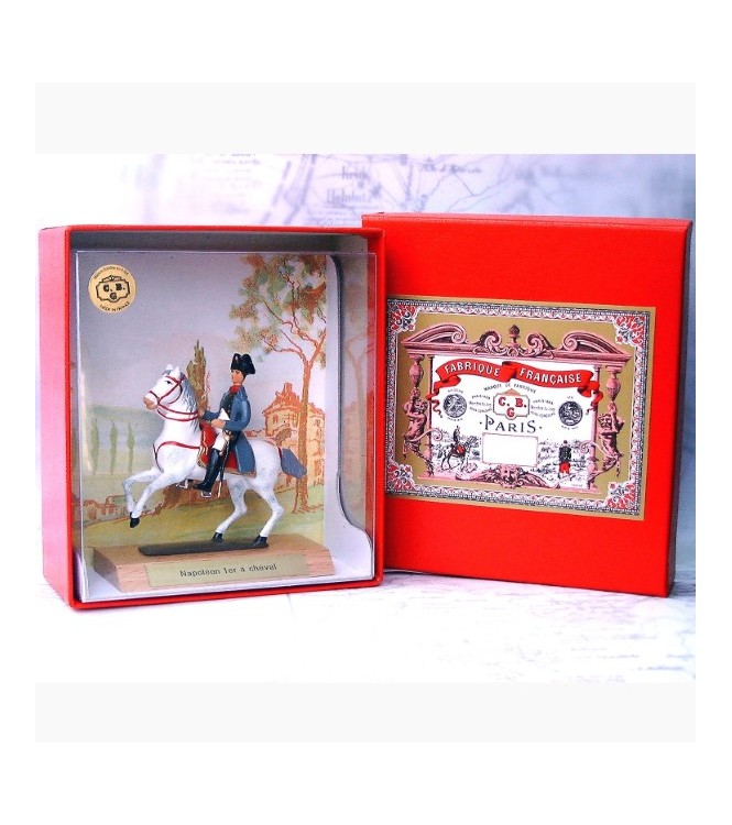 Napoléon à cheval en coffret de luxe