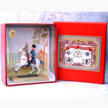 Napoléon à cheval en coffret de luxe