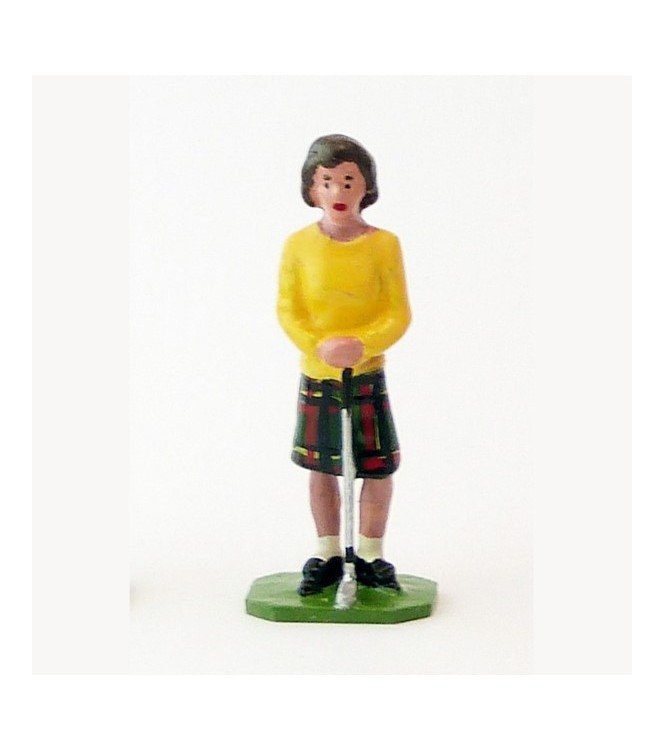 Golfeuse, pull jaune - Golfeurs (S.E.A)