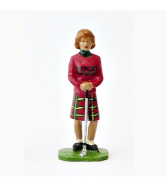 Golfeuse rousse, pull rouge - Golfeurs (S.E.A)