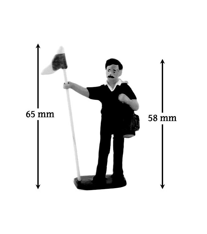 Caddy (ou Caddie), pull vert foncé, avec drapeau - Golfeurs (S.E.A)