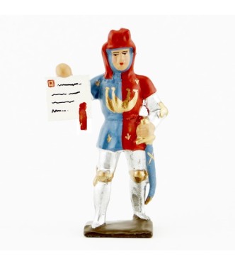 Etienne Marcel (1315-1358, prévôt des marchands de Paris) avec parchemin