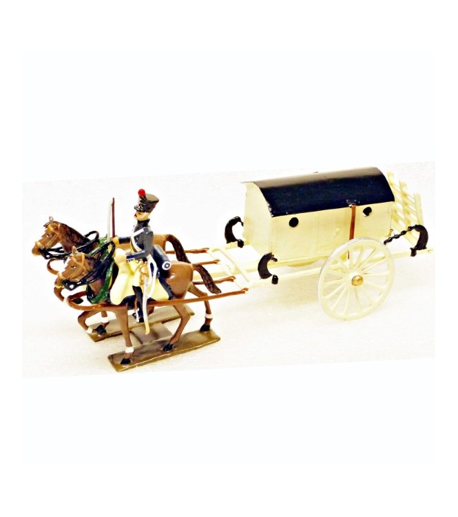 Ambulance de Larrey, attelage 2 chevaux (EP)