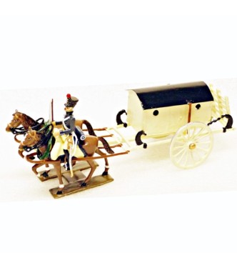 Ambulance de Larrey, attelage 2 chevaux (EP)