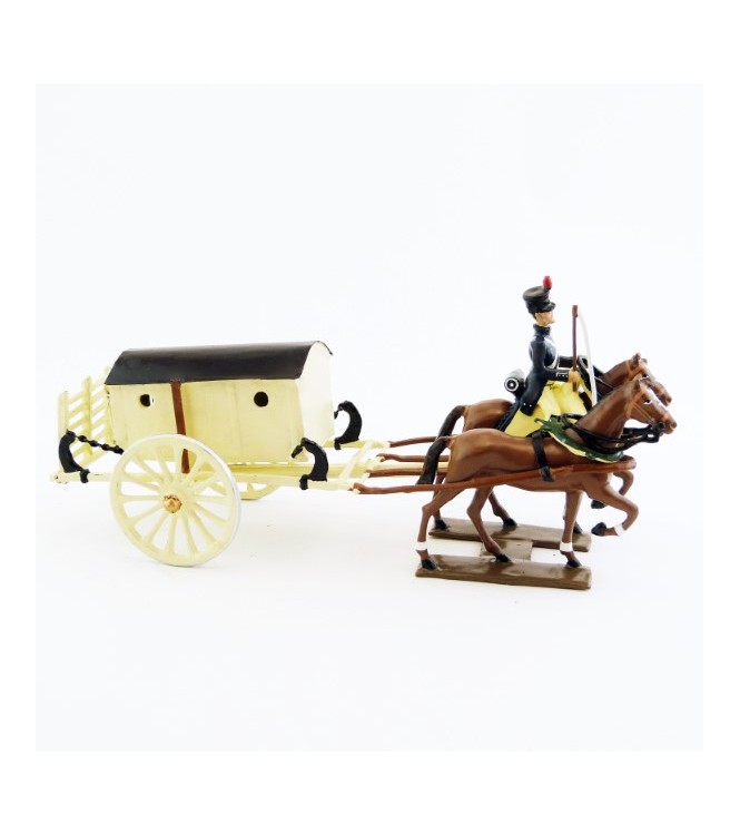 Ambulance de Larrey, attelage 2 chevaux (EP)