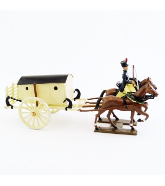 Ambulance de Larrey, attelage 2 chevaux (EP)