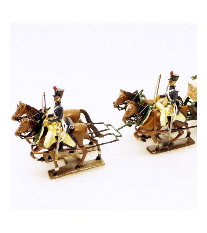 Transport de planches, attelage 4 chevaux