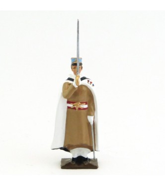 fantassin du 1er régiment de spahis au présenter sabre