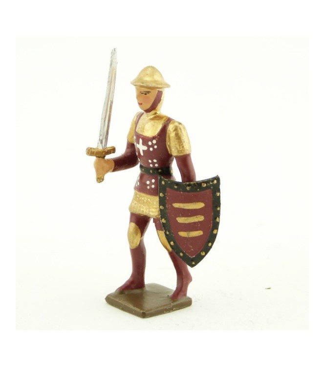archer anglais avec épée et bouclier