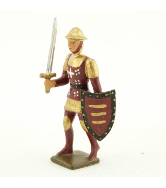 archer anglais avec épée et bouclier