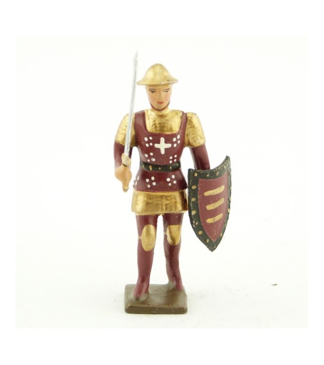 archer anglais avec épée et bouclier