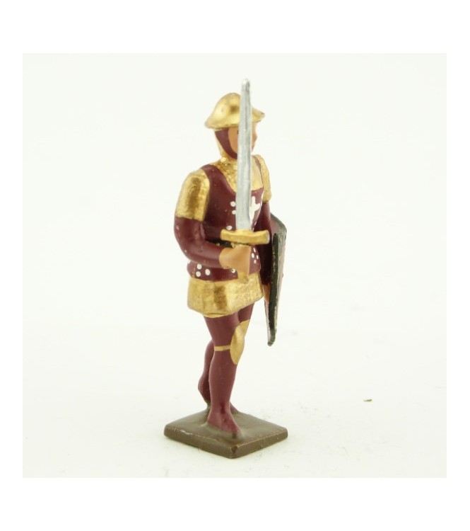 archer anglais avec épée et bouclier
