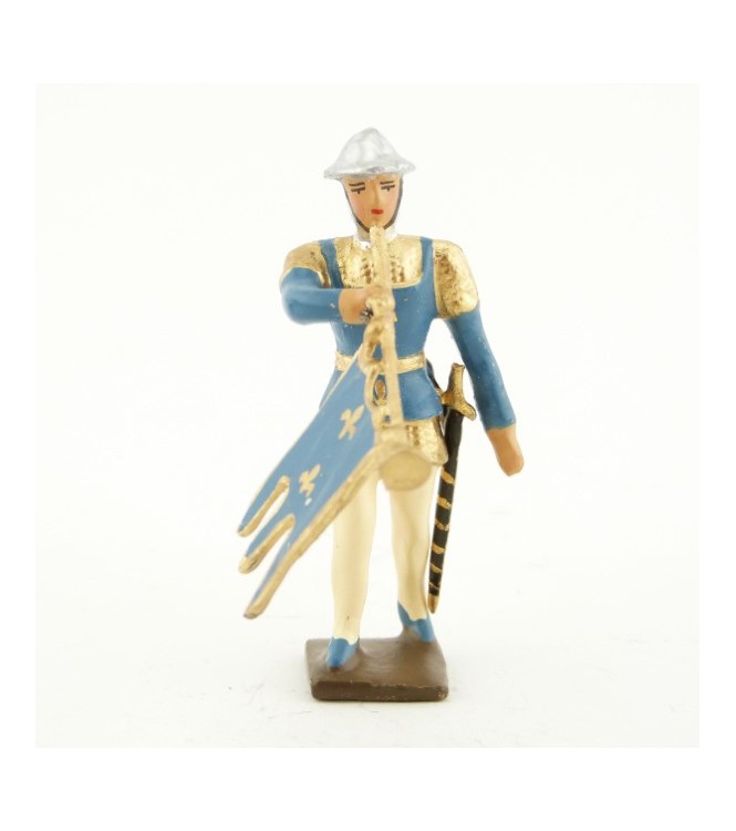 archer anglais avec trompette