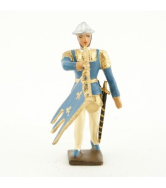 archer anglais avec trompette