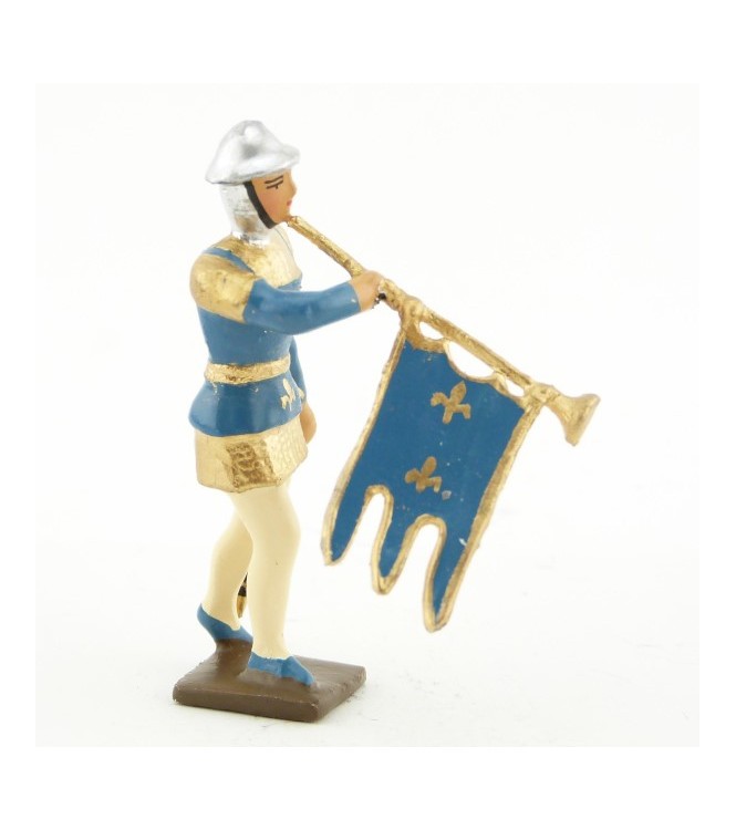 archer anglais avec trompette
