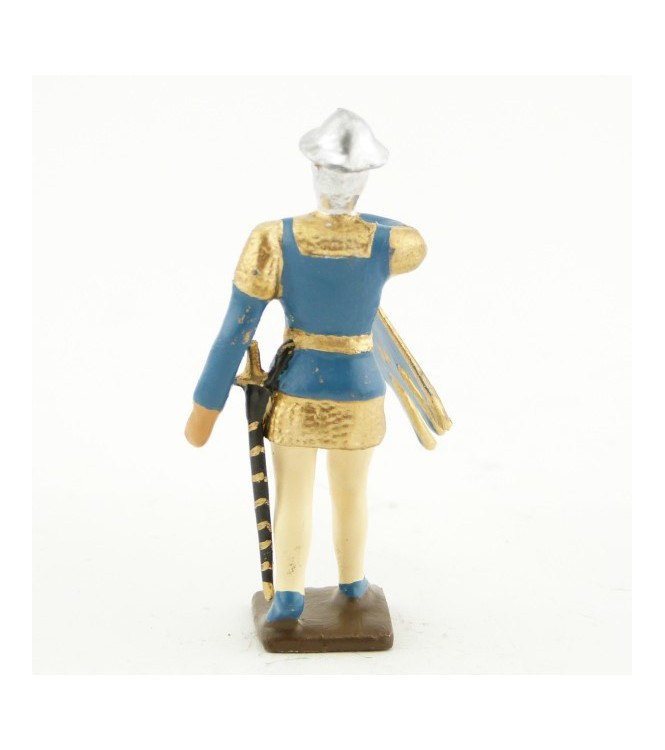 archer anglais avec trompette
