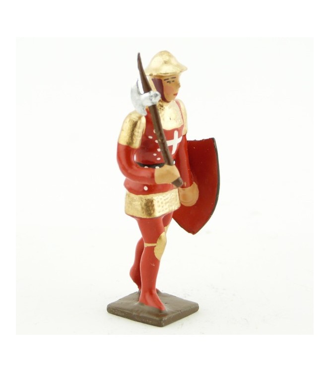 archer anglais avec hache et bouclier