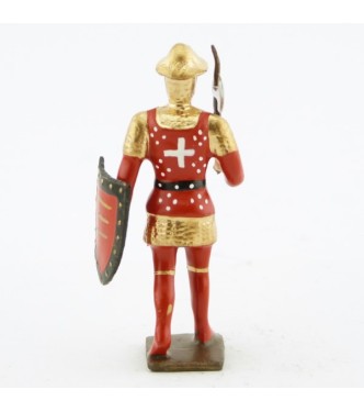 archer anglais avec hache et bouclier