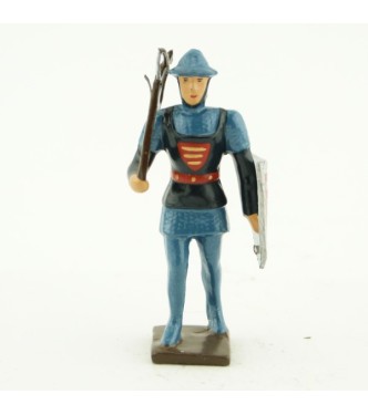 archer anglais avec arbalète et bouclier