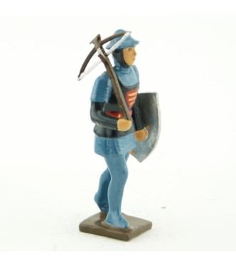 archer anglais avec arbalète et bouclier
