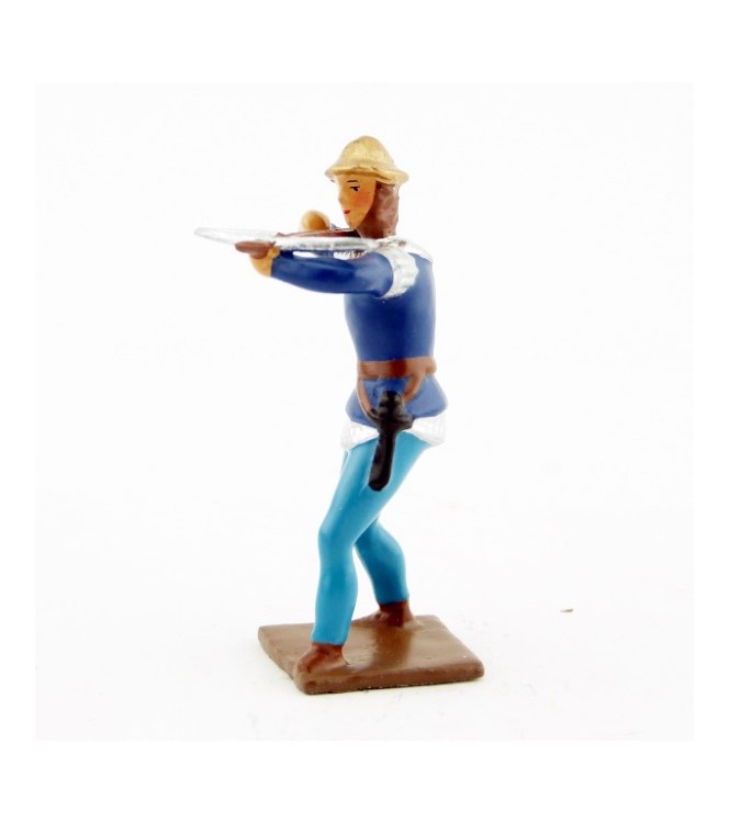 archer anglais avec arbalète en joue