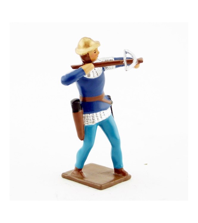 archer anglais avec arbalète en joue