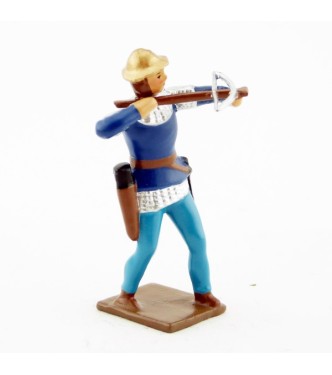 archer anglais avec arbalète en joue