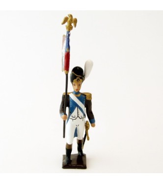 porte-drapeau des Grenadiers de la Légion Piémontaise