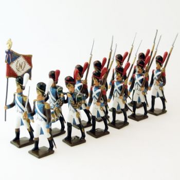 Grenadiers de la Légion Piémontaise, ensemble de 12 figurines