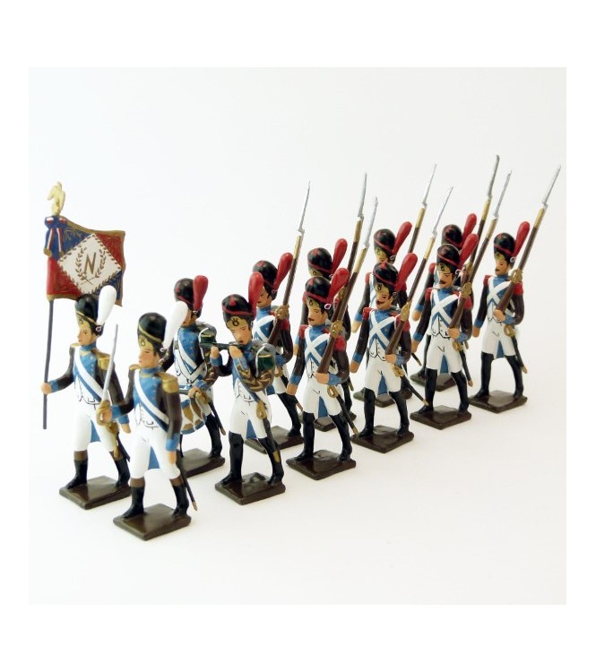 Grenadiers de la Légion Piémontaise, ensemble de 12 figurines