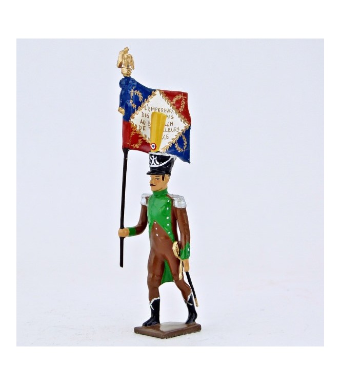 drapeau du bataillon des tirailleurs corses