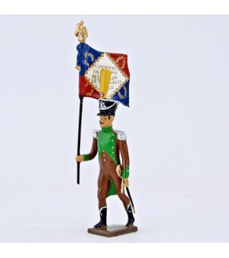 drapeau du bataillon des tirailleurs corses