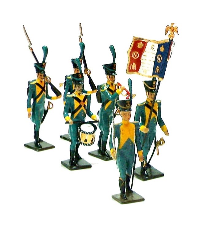 Infanterie légère Hollandaise, ensemble de 6 figurines (sans coffret)