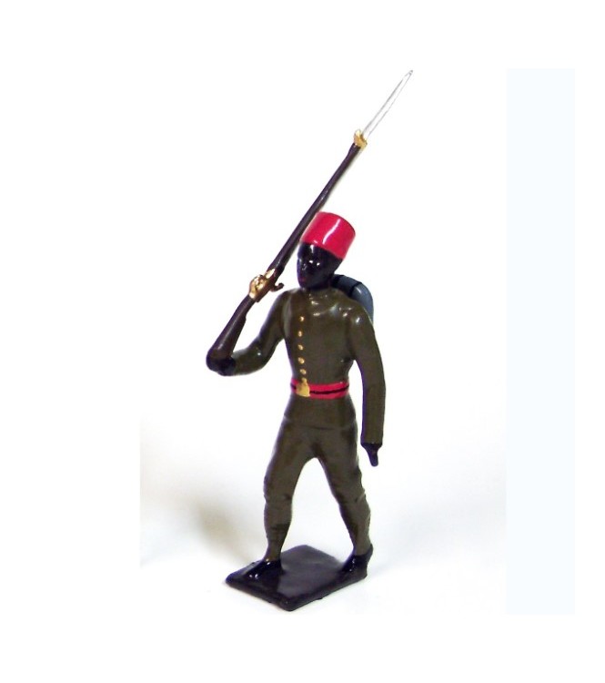 tirailleur sénégalais, tenue kaki - armée d'afrique