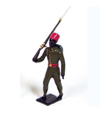 tirailleur sénégalais, tenue kaki - armée d'afrique