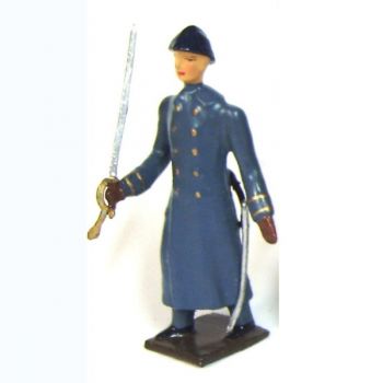 officier des tirailleurs sénégalais, tenue bleu horizon