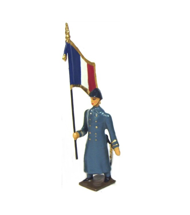 drapeau des tirailleurs sénégalais, tenue bleu horizon