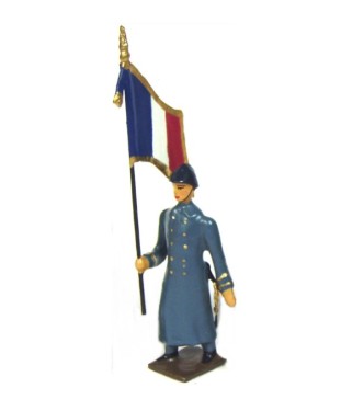 drapeau des tirailleurs sénégalais, tenue bleu horizon