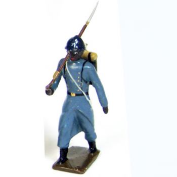 soldat des tirailleurs sénégalais, tenue bleu horizon