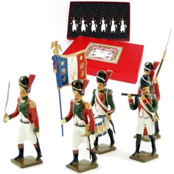 2e régiment de la Garde de Paris, coffret de 5 figurines
