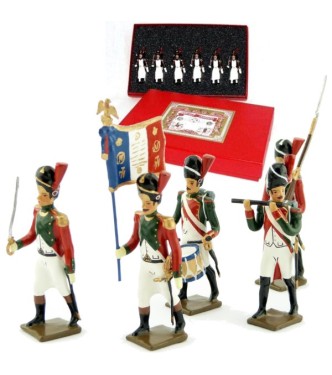 2e régiment de la Garde de Paris, coffret de 5 figurines